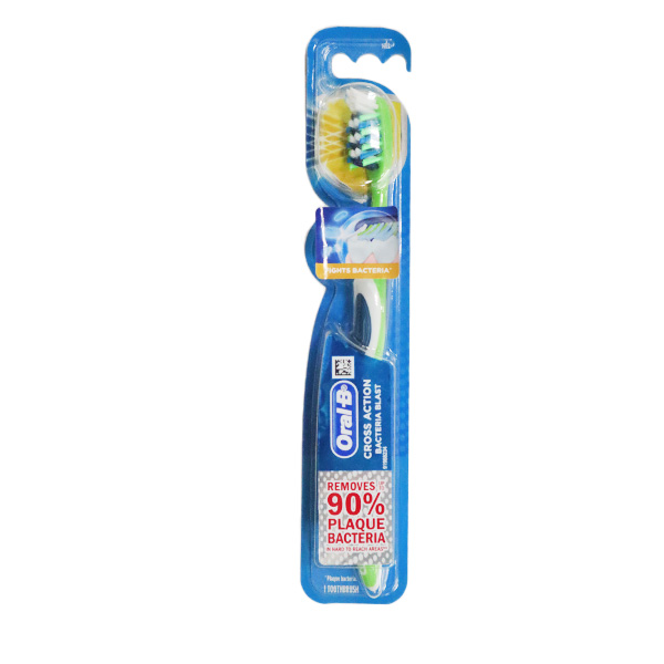 Oral‑B Cross Action Bacterial Blast S Toothbrush 1s