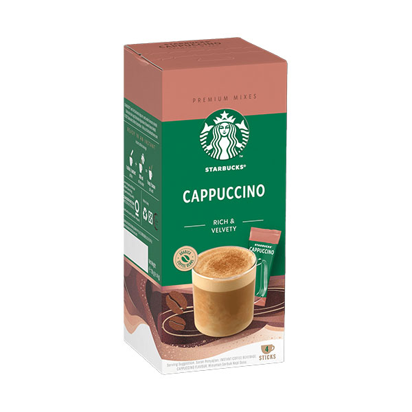 Starbucks Cappuccino Rich & Velvety 4 Sticks 56g