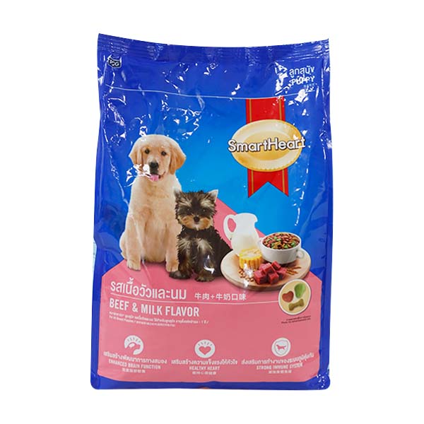 Smartheart Puppy Beef-Milk 1.3kgx6
