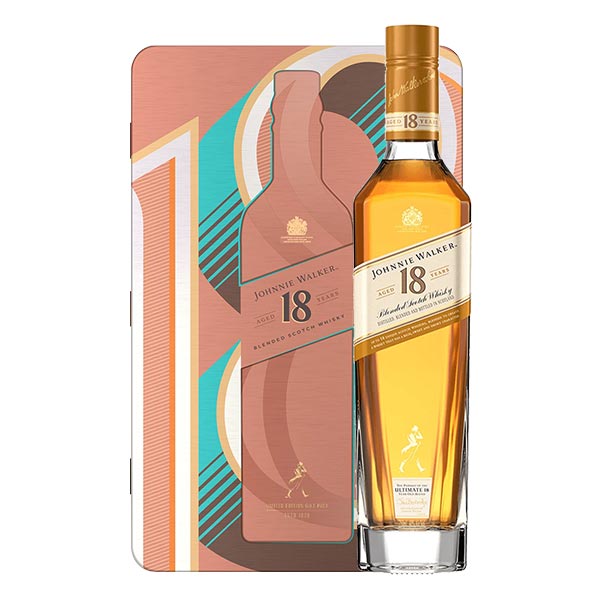 Johnnie Double 18Yo 750ml Festive Gift Pack