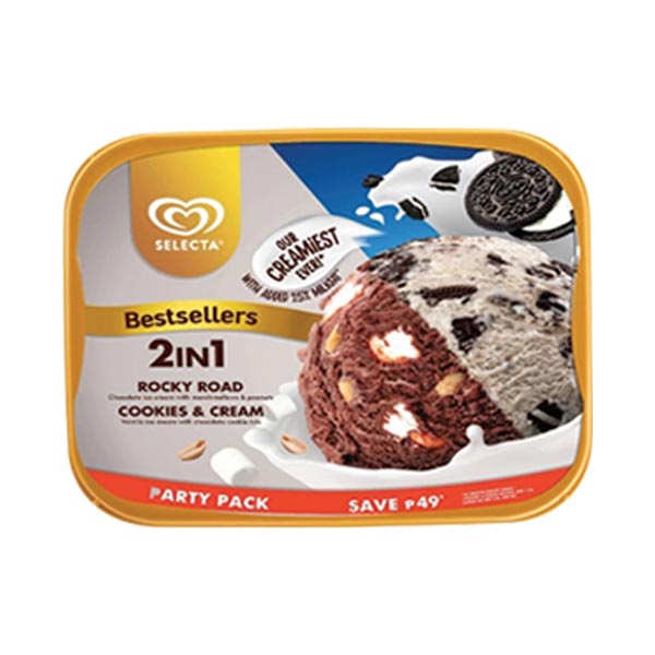 Selecta Supreme Rocky Road + Cookies & Cream 1x2.0L