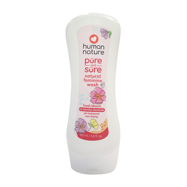 Human Nature Pure And Sure Feminine Wash Fresh Bloom 165ml