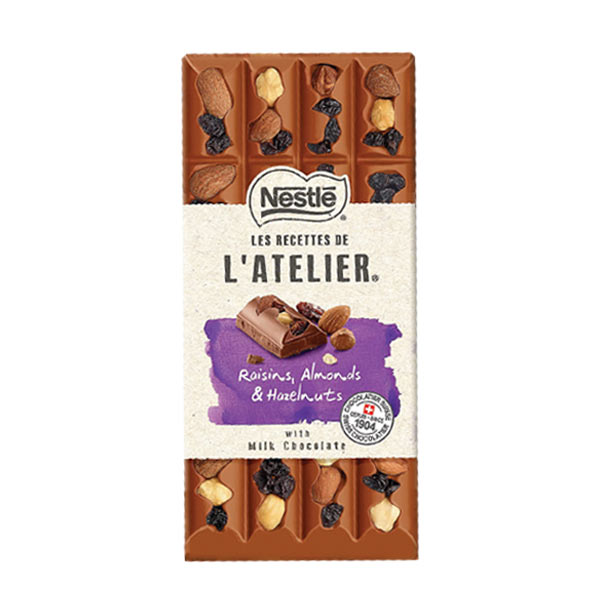 Nestle L'Atelier Raisins And Hazelnuts 170g