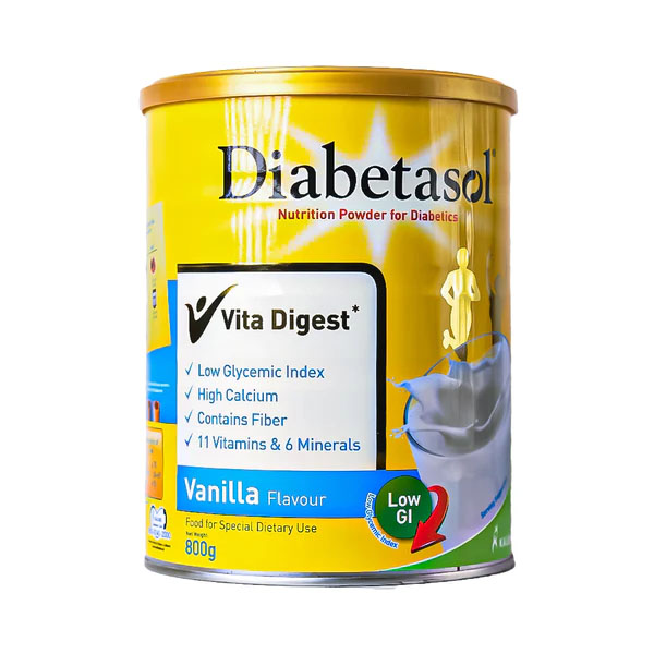 Diabetasol Nutrition Powder for Diabetics Vanilla 800g