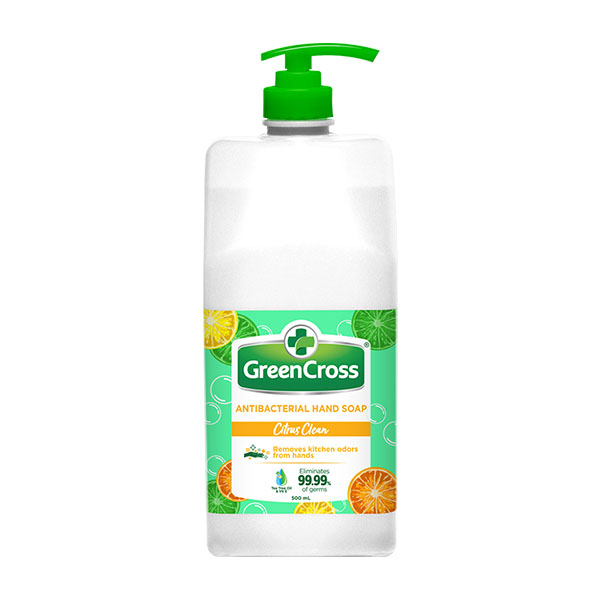 Green Cross Antibacterial Handsoap Citrus Clean Pump 500ml