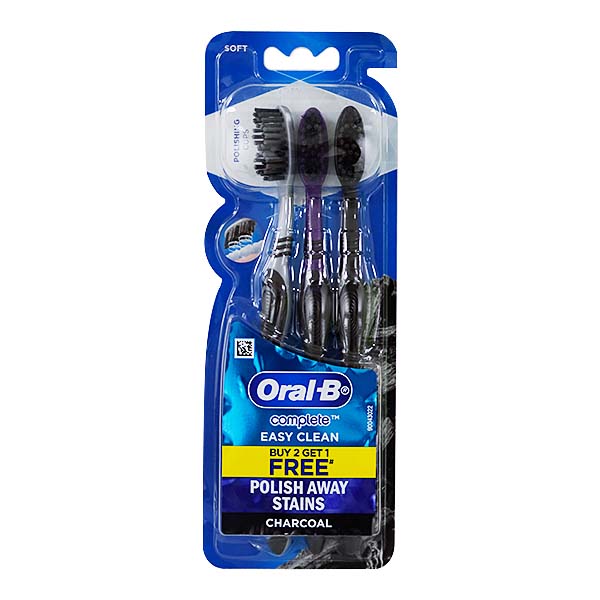 Oral B Complete Easy Clean Charcoal 3s