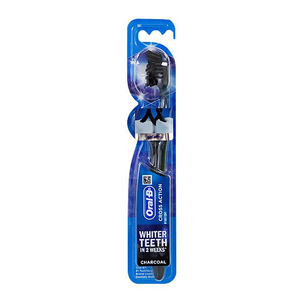Oral B Cross Action Ultrathin Charcoal 1s