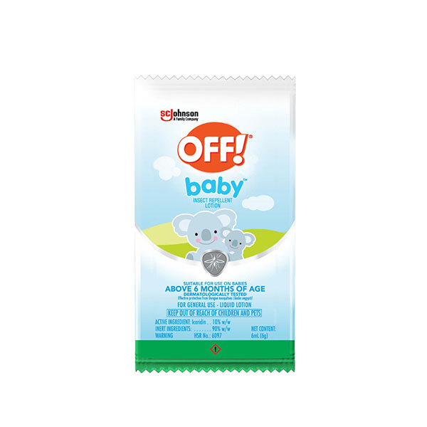 Off Lotion Mosquito Repellent Baby 6ml