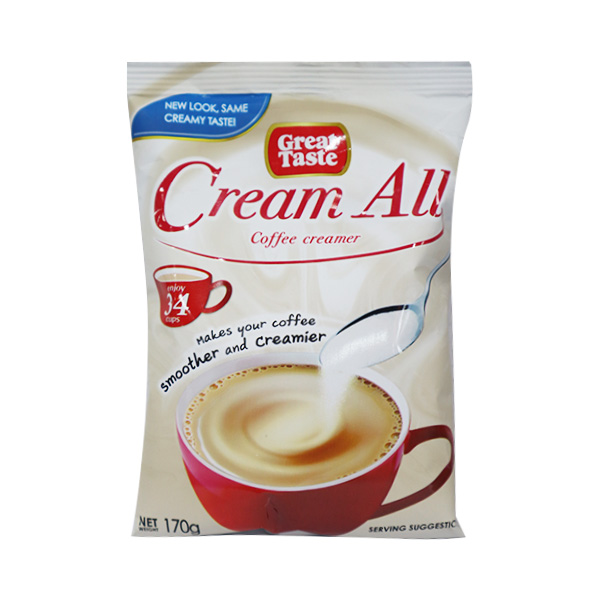 Great Taste Cream All Coffee Creamer 170g