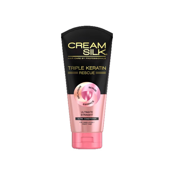 Cream Silk Triple Keratin Straight Price Off 12 1+1 170ml