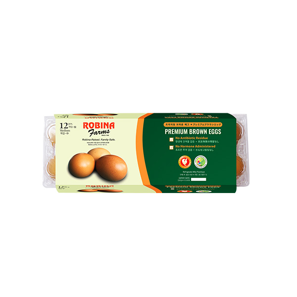 Robina Farms Premium Brown Eggs Medium 12's