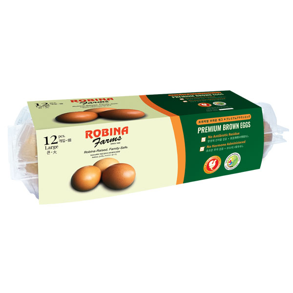 Alternative view of Robina Farms Premium Brown Eggs Large 12's