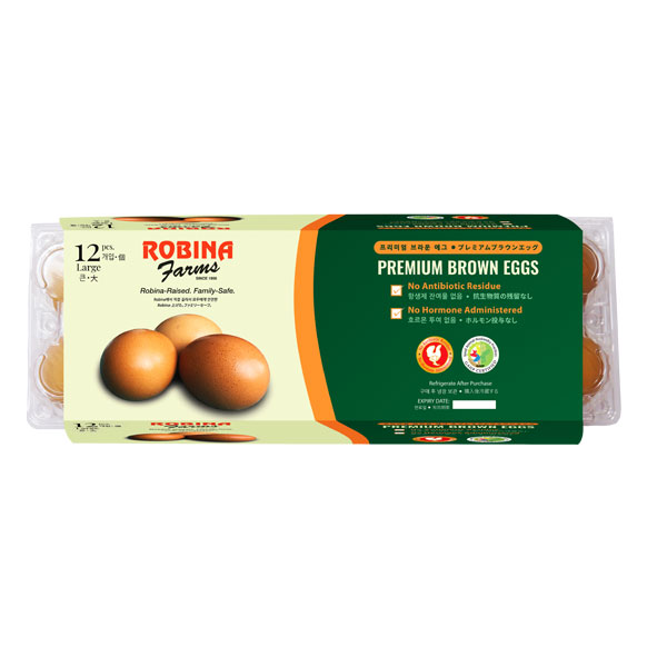 Robina Farms Premium Brown Eggs Large 12's