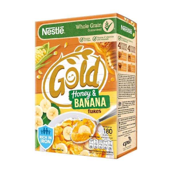Nestlé Gold Cornflakes Honey and Banana 180g