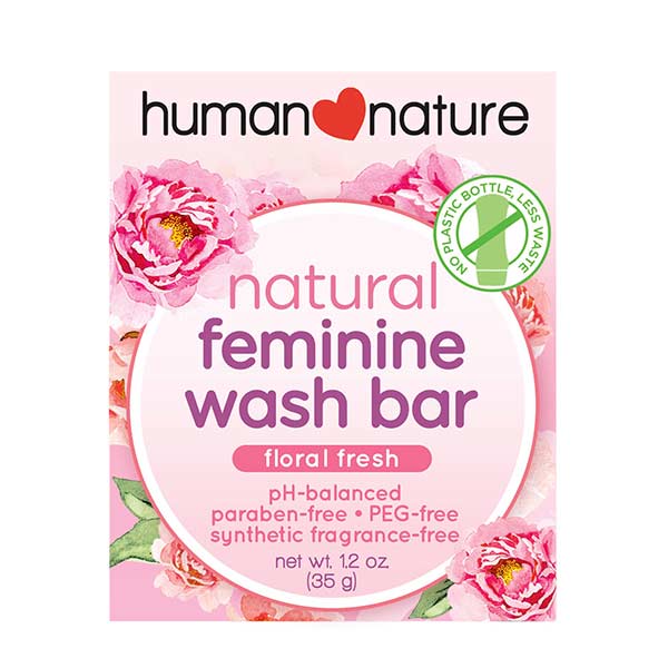 Human Nature Feminine Wash Bar Floral Fresh 35g