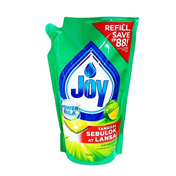 Joy Dishwashing Liquid Kalamansi Pouch 1150ml
