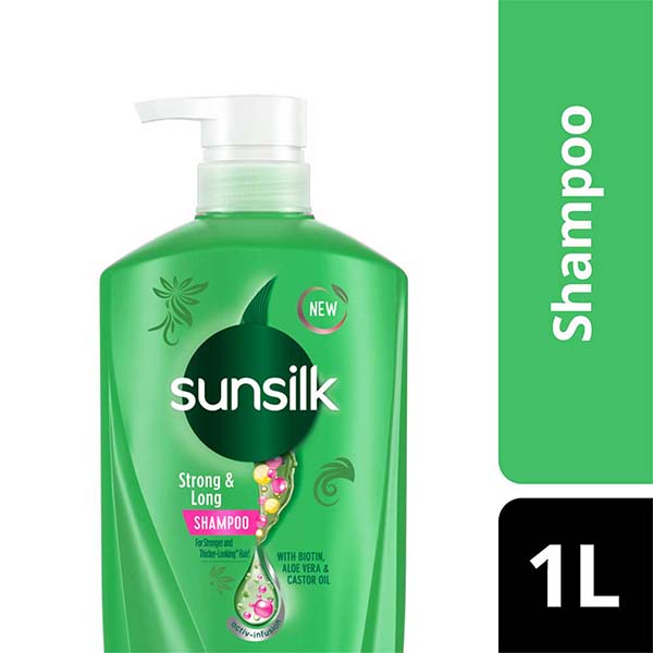 Sunsilk Shampoo Green Strong & Long 1L