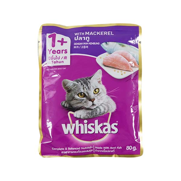 Whiskas Pouch Mackerel 80g