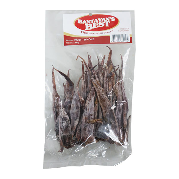 Bantayan's Best Pusit Whole 200g