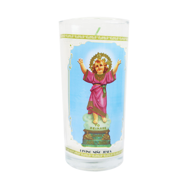 Candle Religio Comet Glass Divine Child 5.5inch