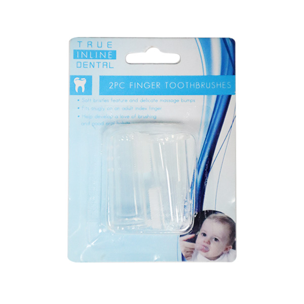 Brush Buddies Toothbrush Finger & Gum Massager 2pk