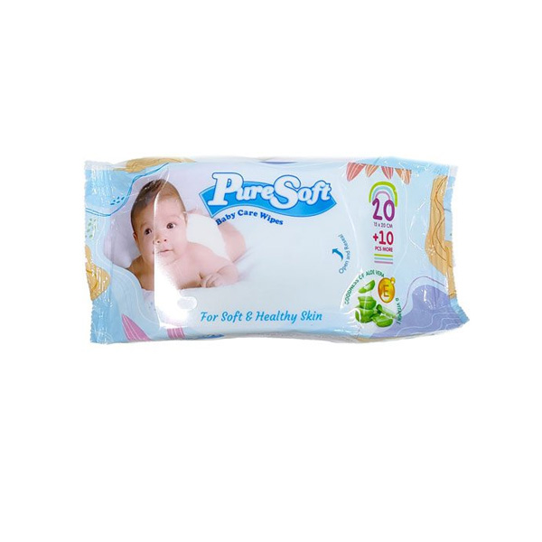 Puresoft Baby Wipes 30s