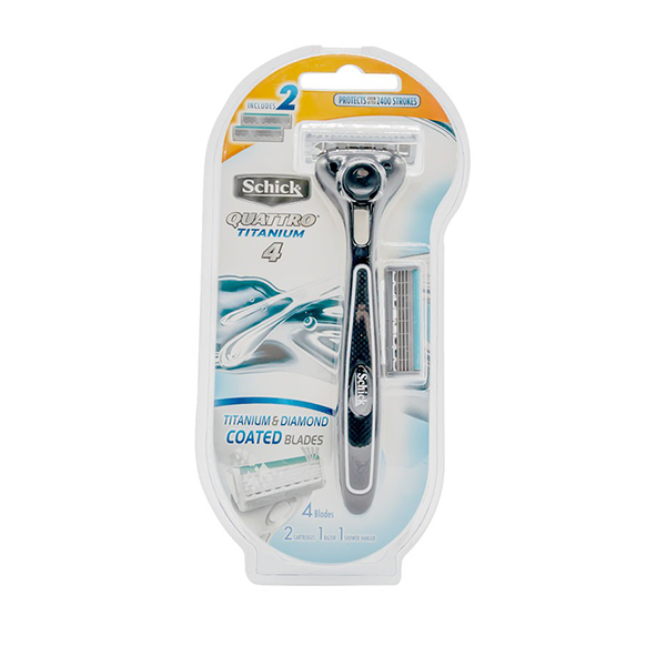 Schick Quattro Titanium Kit 2