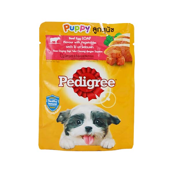 Pedigree Pouch Puppy Beef Loaf 130g x120