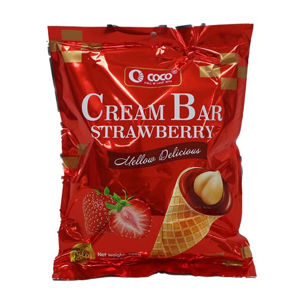 Coco Cream Bar Strawberry 300g