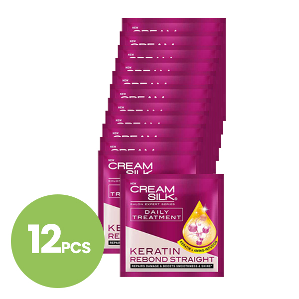 Cream Silk Treatment Keratin Rebond Straight 18ml - 12pcs Cream Silk Treatment Keratin Rebond Straight 18ml - 12pcs