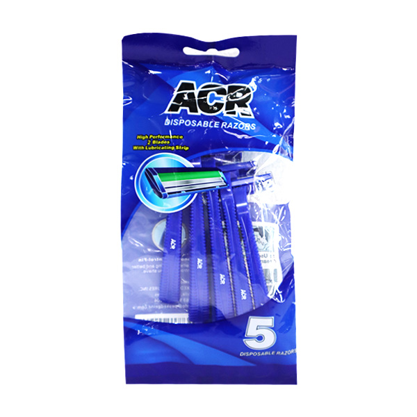 ACR 5 Disposable Razors High Performance 2 Blades with Lubricating Strip
