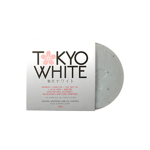 Tokyo White Charcoal Oil Control & Whitening Soap 6x100g