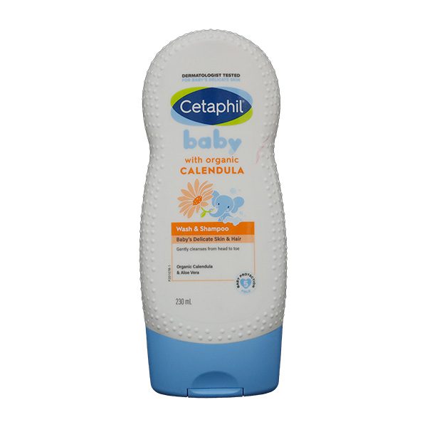 Cetaphil Baby Wash And Shampoo With Organic Calendula 230ml