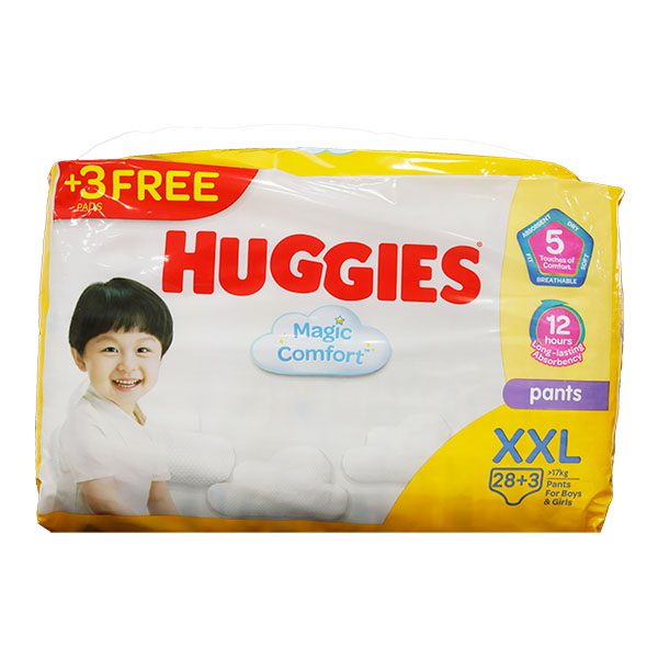 Huggies Magic Comfort Pants XXL Jumbo 31's