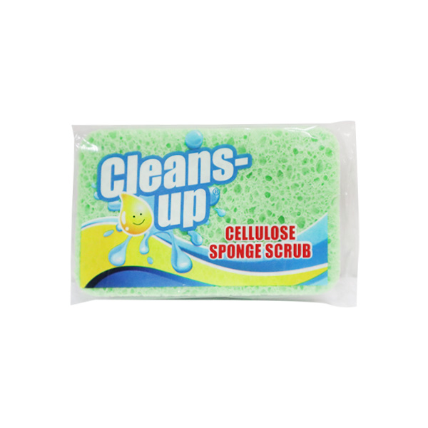 Cleans-Up Cellulose Sponge Scrub