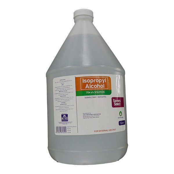 Savers Select Isopropyl Alcohol 70% Solution 1 Gallon