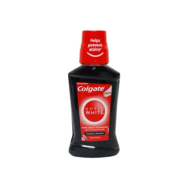 Optic White Charcoal Mouth Wash 250ml