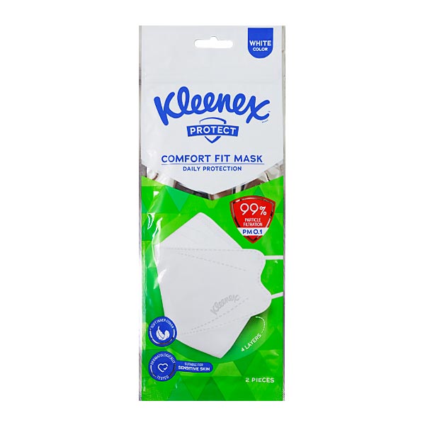 Kleenex Protect Daily Mask Comfort Fit White 2?S 120?s