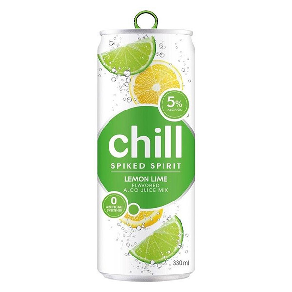 Chill Spiked Spirit Lemon Lime 330ml