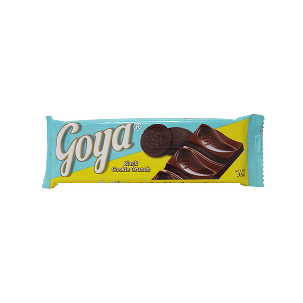 Goya Bar Black Cookie Crunch 35g