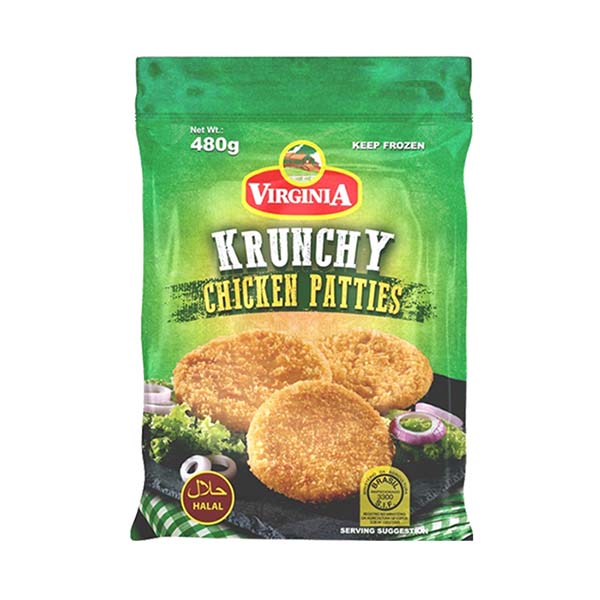 Virginia Krunchy Chicken Patties 480g