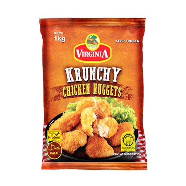 Virginia Krunchy Chicken Nuggets 1KG