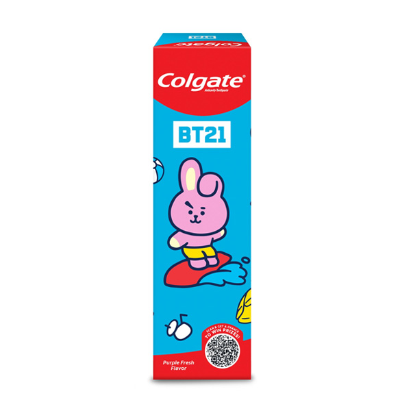 BT21 Limited Edition Toothpaste 88g Purple Fresh BT21 Limited Edition Toothpaste 88g Purple Fresh