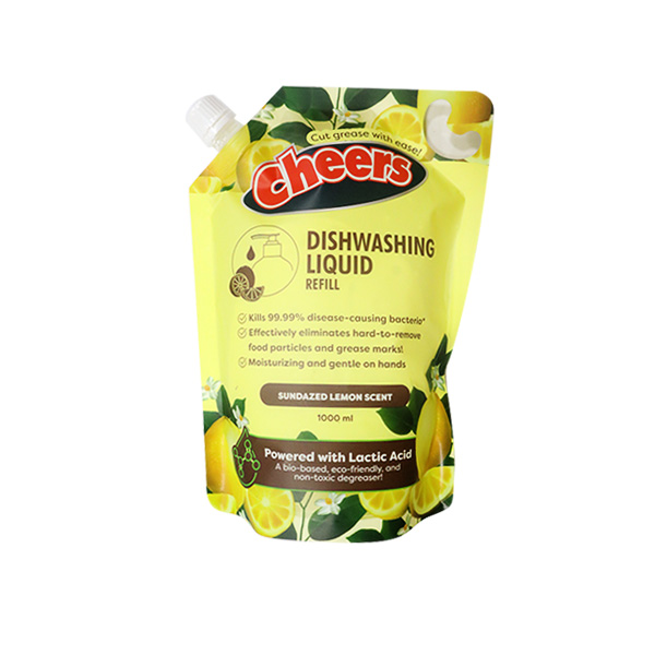 Cheers Dishwashing Liquid Sundazed Lemon Refill 1L × 12