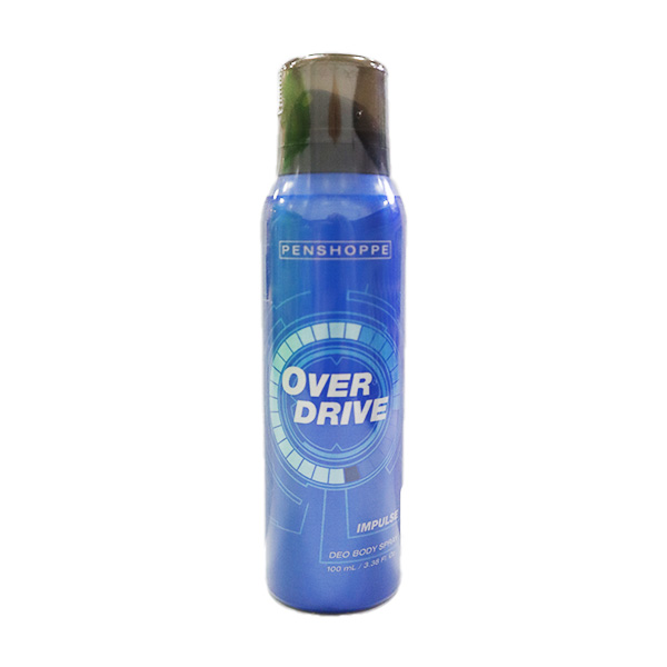Penshoppe Overdrive Body Spray Men Blue 100ml