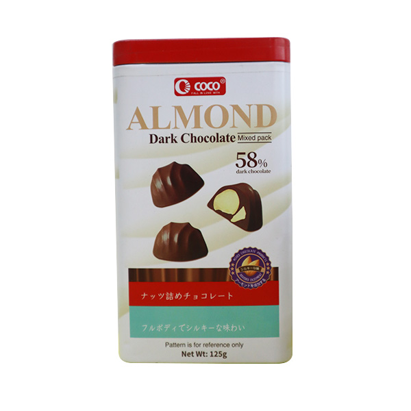 Coco Almond Dark Chocolate 125g