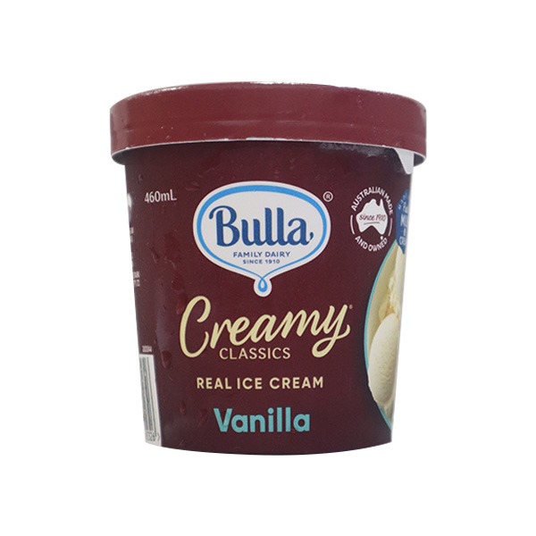 Bulla Creamy Classics Vanilla Ice Cream 460ml