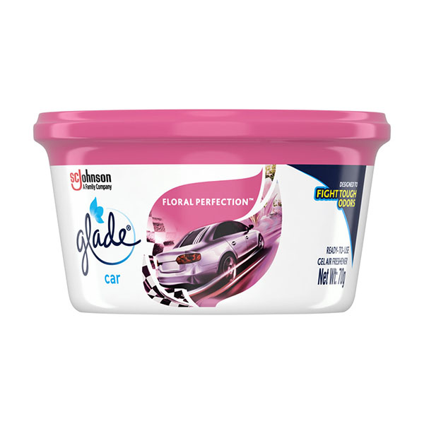 Glade Mini Gel Floral Perfection Car 70g