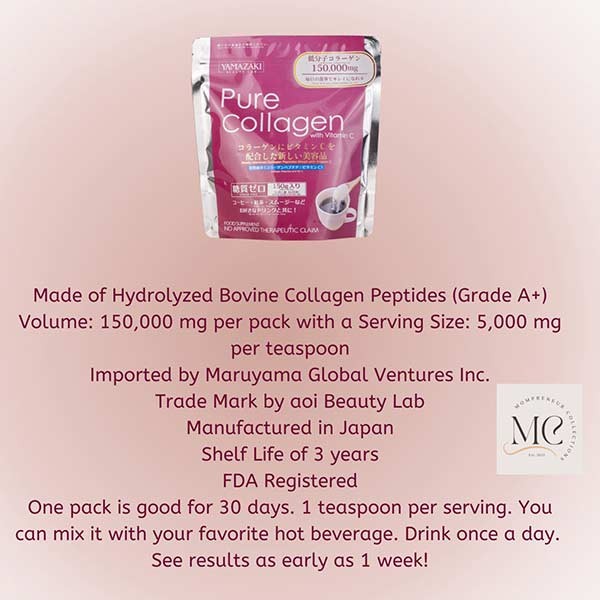 Alternative view of Yamazaki Pure Collagen With Vit C