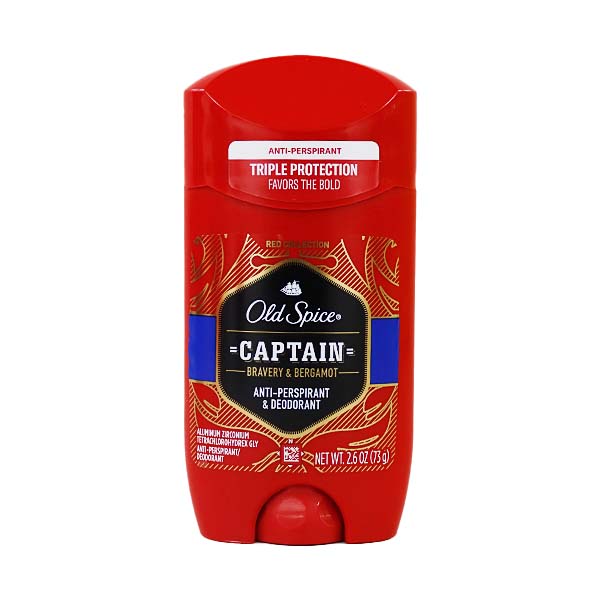 Old Spice Anti-Perspirant and Deodorant Invisible Stick Captain 2.6oz